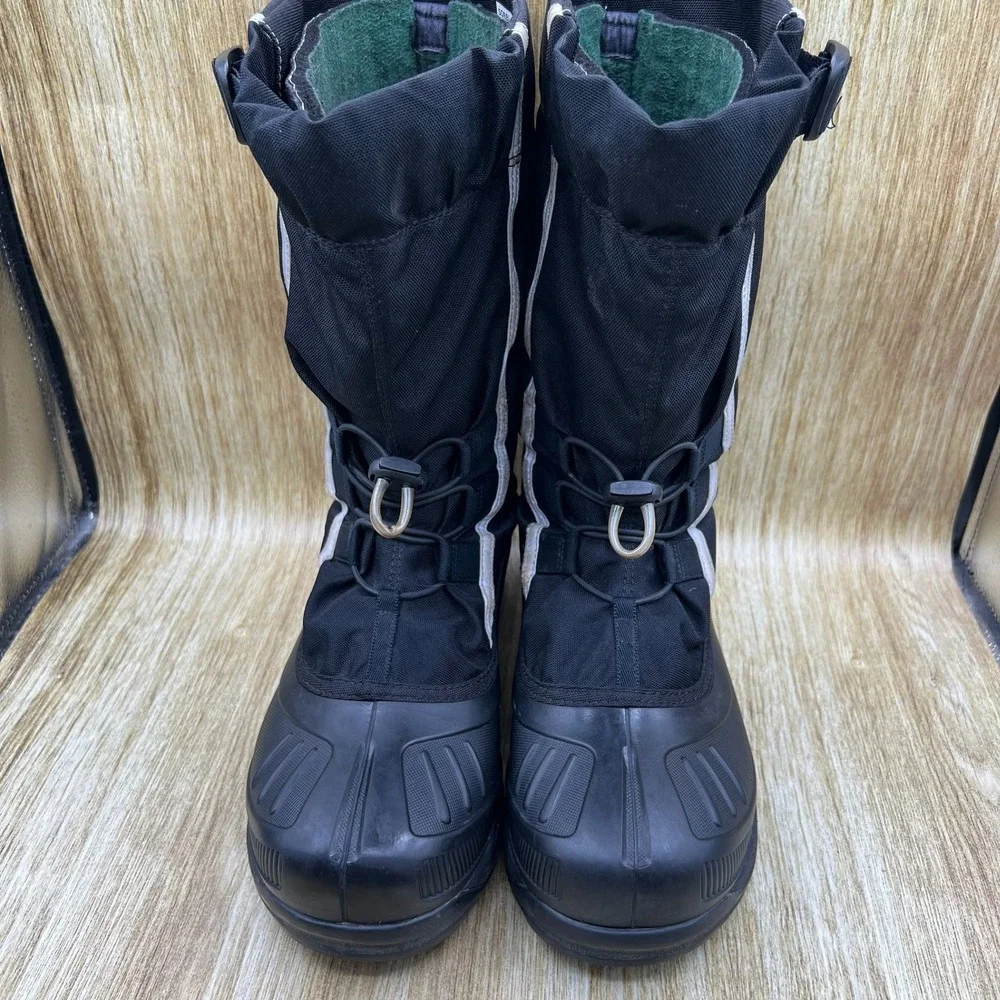 Sorel Alpha Pac Men's Size 8 Black Waterproof Insulated Boots NM1485-010